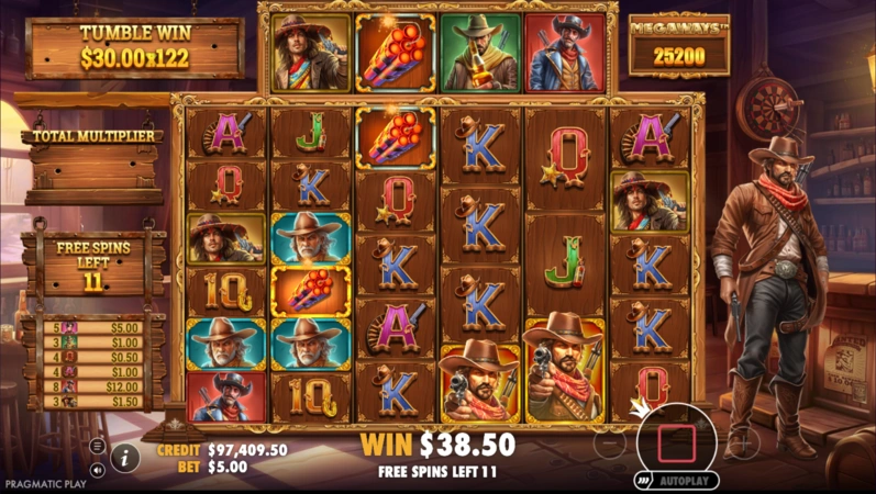 Bandit Megaways Slot Oynanışı & Tematik